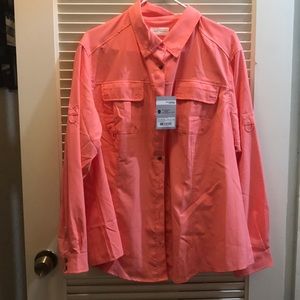 Fishing long sleeve 3xL peach